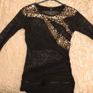 Beautiful bebe lace top